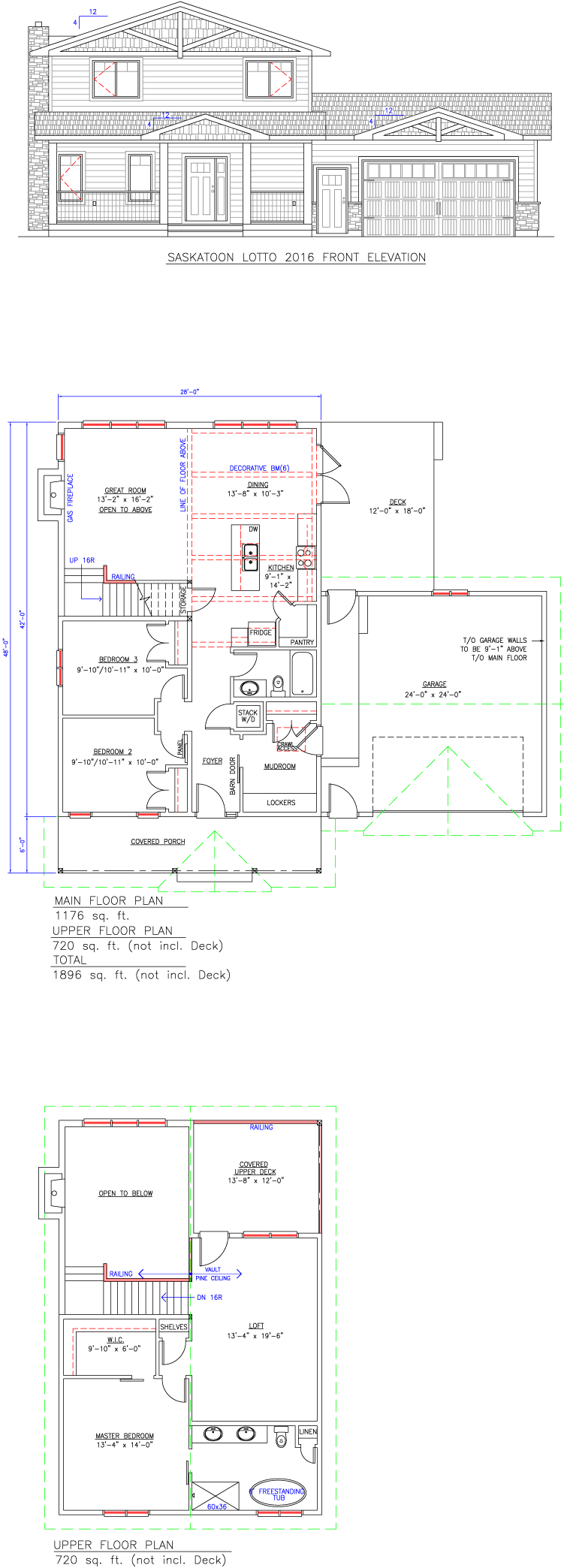 Saskatoon Hospital Home Lottery 2016 Floor Plan